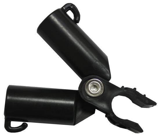 Łączniki do tyczek pozwalają łączyć tyczki ogrodowe w kratownicę, co umożliwi dopasowanie podpory do kształtu twoich roślin.
