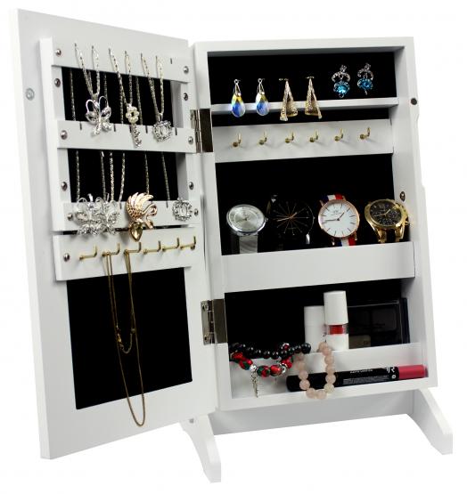 Szafka toaletka na biżuterię z lustrem Nowoczesny wiktoriański styl