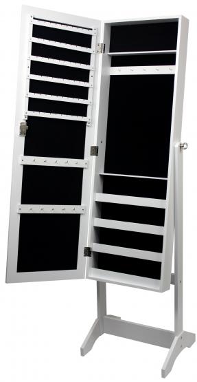 Szafka toaletka na biżuterię z lustrem 41,5 x 36,5 x 147cm