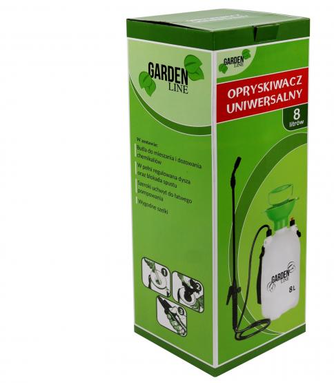 OPRYSKIWACZ CIŚNIENIOWY 8L + LANCA SOLIDNY SZELKI