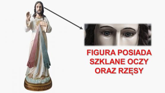 Jezus Miłosierny 99cm Szklane oczy