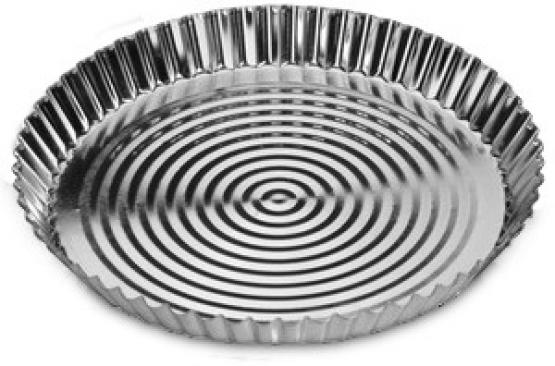 Forma do pizzy, tarty wykonana z blachy ocynkowanej. Odporna na wysokie temperatury oraz łatwa w utrzymaniu czystości.