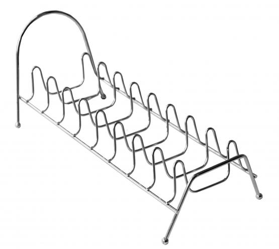 Praktyczny, metalowy ociekacz na talerze to obowiązkowy element w każdej kuchni. Umożliwia on szybkie i skuteczne suszenie talerzy.