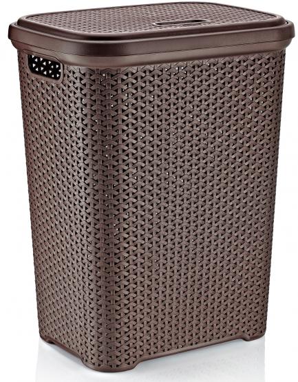 Kosz na pranie wykonany z najwyższej jakości tworzywa sztucznego. Idealnie nadaje się do przechowywania odzieży przeznaczonej do prania. Posiada rączki, które ułatwiają przenoszenie.