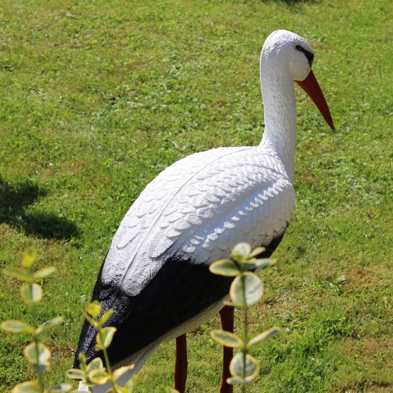 Ozdoba ogrodowa BOCIAN