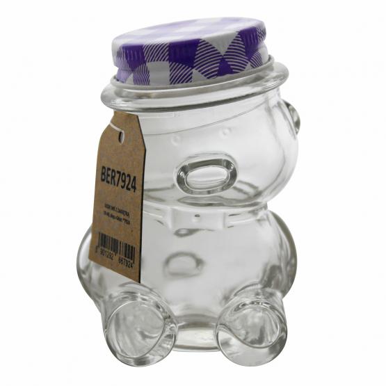 Słoiczek w kształcie misia - idealny na miód, syrop, przyprawy i inne artykuły spożywcze.