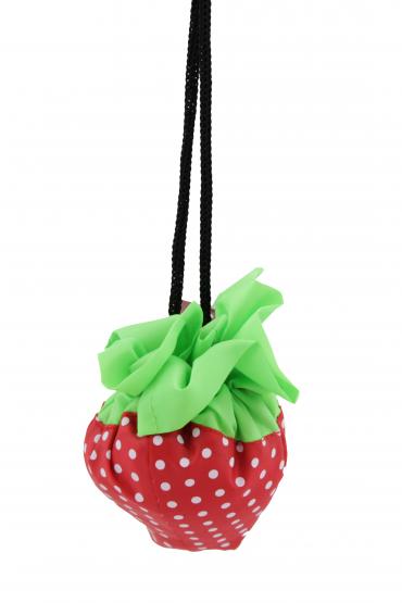 Po złożeniu ma kształt truskawki. Lekka, wytrzymała i modna.