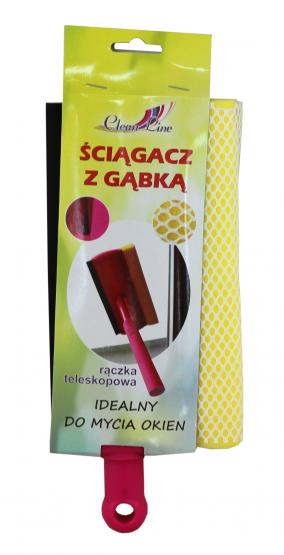 Poręczny i wygodny ściągacz do szyb. Przydatny podczas mycia szyb i luster. Nie uszkadza powierzchni i gwarantuje dokładne oczyszczenie.