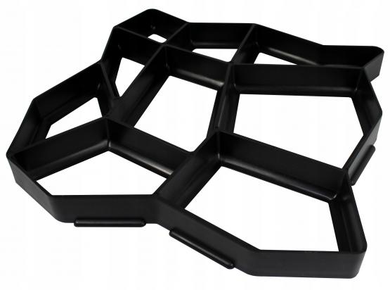 FORMA DO KOSTKI BRUKOWEJ 43 x 42,5 x 4 cm 