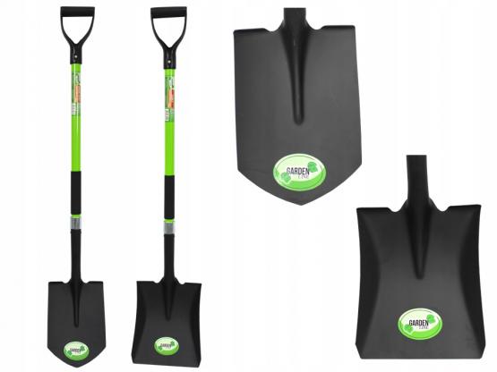 ZESTAW NARZĘDZI ŁOPATA OSTRA+SZUFLA WŁÓKNO SZKLANE