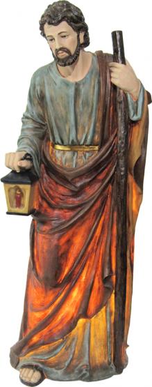 FIGURY DO SZOPKI BOŻONARODZENIOWE PODŚWIETLANE - ŚW. RODZINA 120 CM MASA ŻYWICZNA 