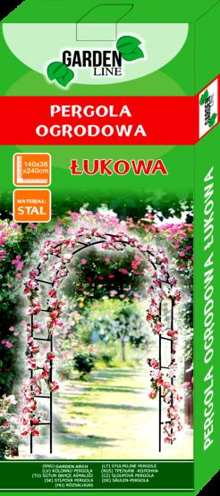 PERGOLA OGRODOWA 140 x 38 x 240 CM (+ KOTWY) 