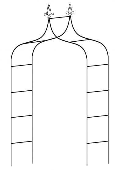 PERGOLA OGRODOWA 150*37*240 CM