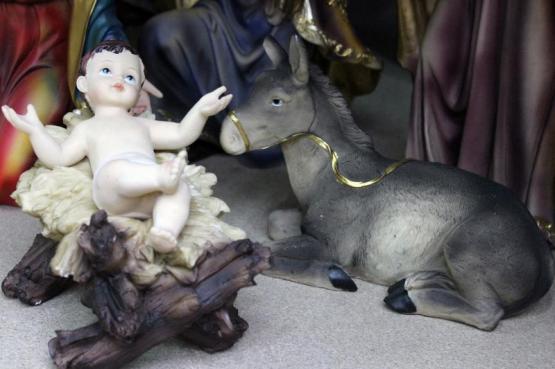 ZESTAW FIGUR polyresin BOŻONARODZ.11el. 46 cm