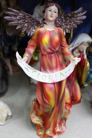 ZESTAW FIGUR polyresin BOŻONARODZ.11el. 46 cm