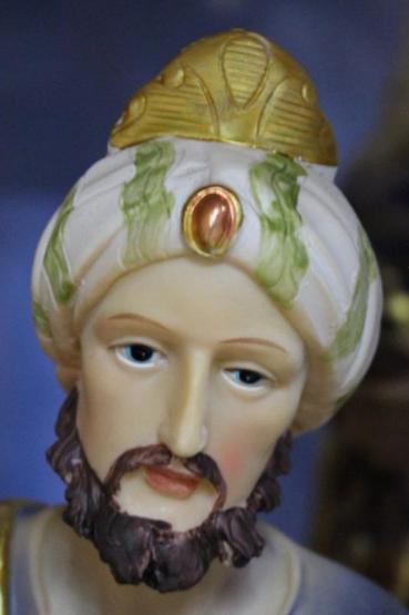 ZESTAW FIGUR polyresin BOŻONARODZ.11el. 46 cm