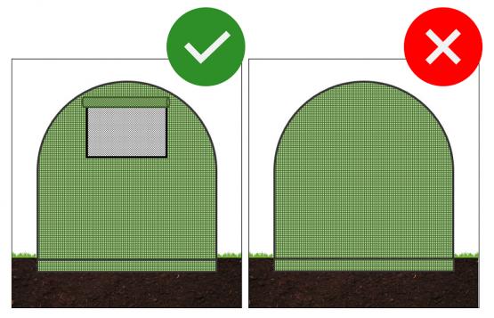 TUNEL FOLIOWY OGRODOWY 4 SEGMENTOWY ZIELONY NEW SOLUTION 4 x2,5 x 2 M
