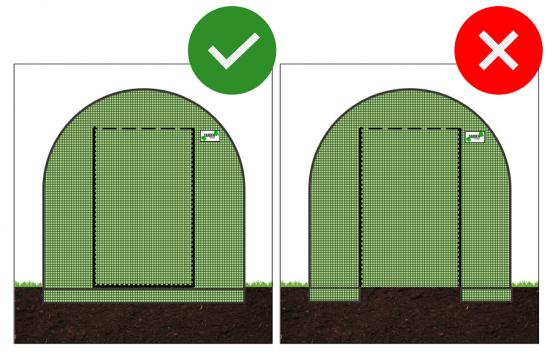 TUNEL FOLIOWY OGRODOWY 4 SEGMENTOWY ZIELONY NEW SOLUTION 4 x2,5 x 2 M