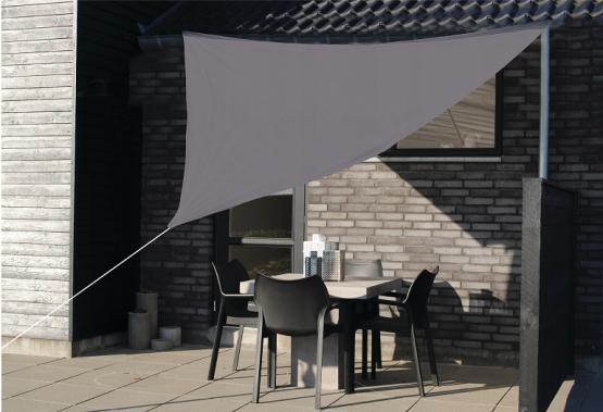 ŻAGIEL  PRZECIWSŁONECZNY TRÓJKĄTNY SZARY 3 X 3 X 3M