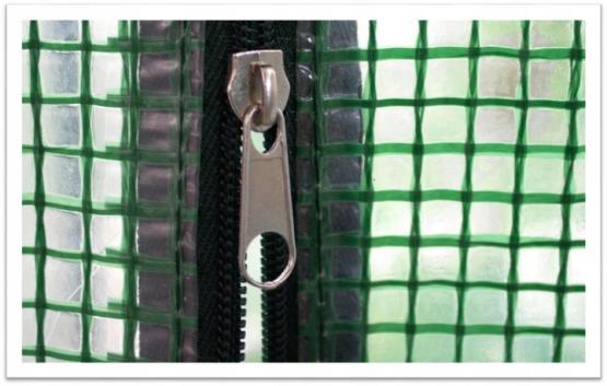 SZKLARNIA OGRODOWA Z PÓŁKAMI BIAŁA 140 x 140 x 200 CM