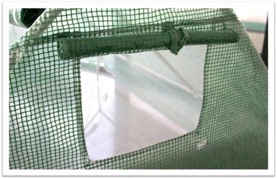 SZKLARNIA OGRODOWA MAŁA  ZIELONA 180 x 140 x H94 cm