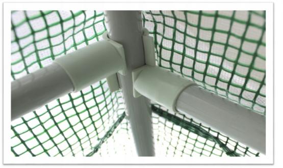 SZKLARNIA OGRODOWA MAŁA  ZIELONA 180 x 140 x H94 cm