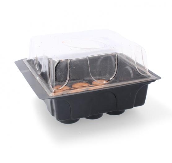 EDA8549 Zestaw zawiera 12 krążków torfowych, które są idealnym podłożem pod wysiew nasion. Pęcznieją po namoczeniu wodą.