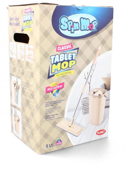 WIADRO 5 L Z WYCISKACZEM + MOP PŁASKI CLASSIC