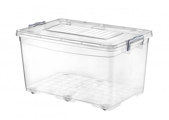 POJEMNIK PROSTOKĄTNY MULTI BOX 50L Z KÓŁKAMI 