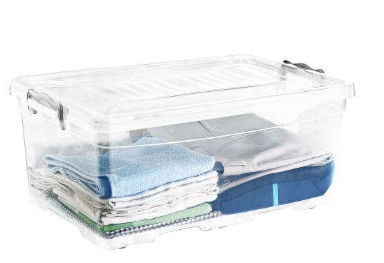 POJEMNIK PROSTOKĄTNY MULTI BOX 50L Z KÓŁKAMI 