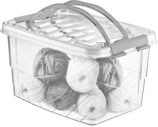 Pojemnik prostokątny 13 l z uchwytem