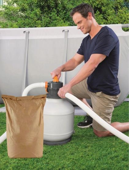 PIASEK KWARCOWY DO POMPY FILTRUJĄCEJ DO BASENU 25kg