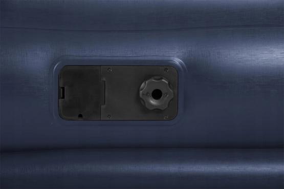 MATERAC DMUCHANY 203X152X46 Z WBUDOWANĄ POMPKĄ