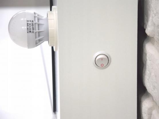 TOALETKA DO WIZAŻU BIAŁA Z OŚWIETLENIEM Z 4 SZUFLADAMI 