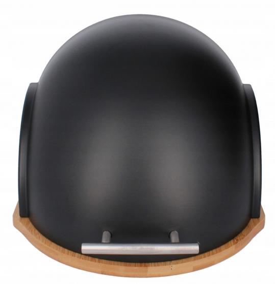 CHLEBAK CURCUMA - EMALIOWANY CZARNY 37,7X26.5X19.5 cm