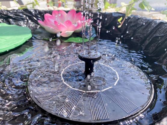 FONTANNA SOLARNA FI 18 CM 