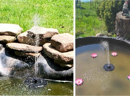 FONTANNA SOLARNA FI 18 CM 