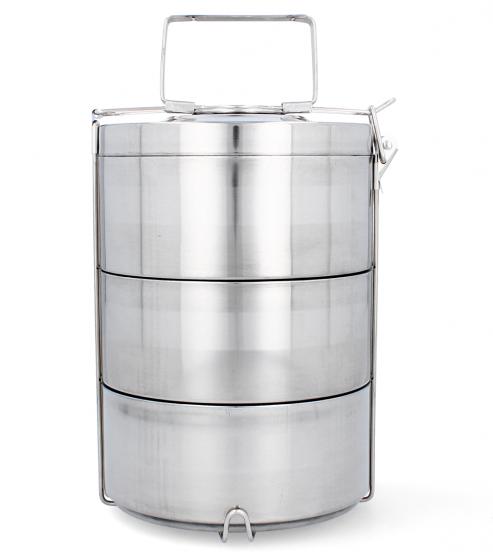 MENAŻKA STALOWA 3 CZĘŚCIOWA 16 X 21 CM