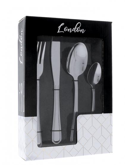 Sztućce London - komplet 24 elementów