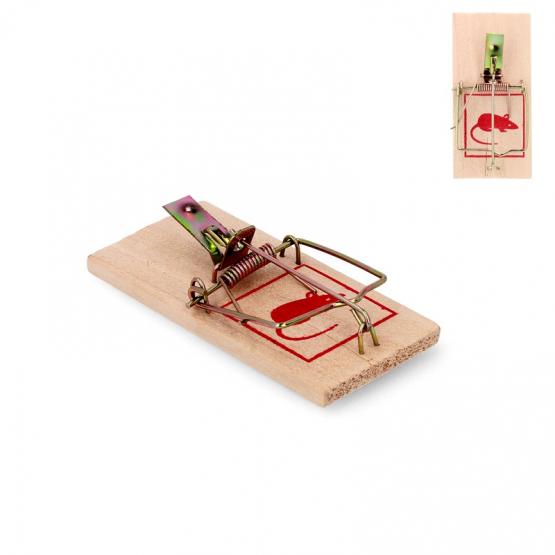 Pułapka na myszy drewniana 9,5 x 5 cm