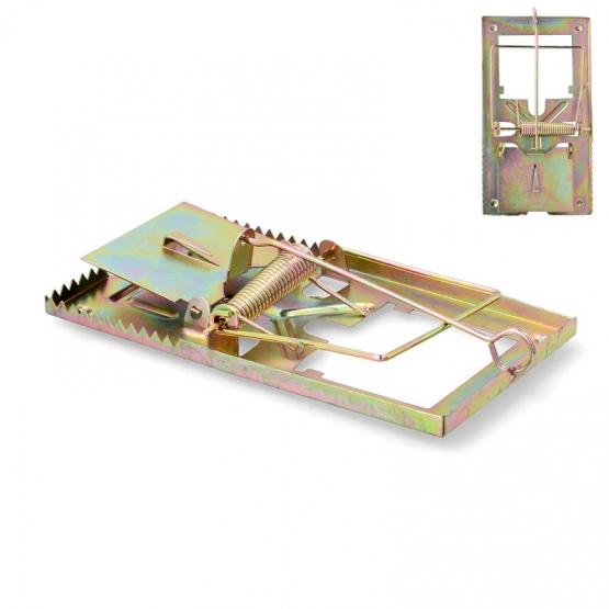 Pułapka na myszy i szczury metalowa 17,5 x 9 cm