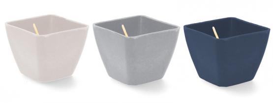 ŚWIECZKA DEKORACYJNA CITRONELLA KWADRATOWA 7,5 x 6 cm