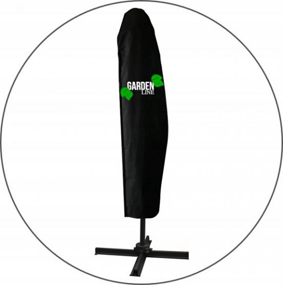 PARASOL OGRODOWY Z POKROWCEM ROMA 3x3 M BEŻOWY