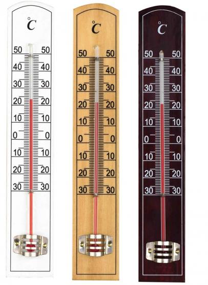 TERMOMETR POKOJOWY DREWNIANY 20x3,5x1CM 