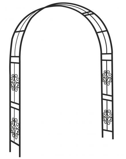 PERGOLA OGRODOWA 118 x 24 x 220CM