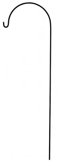 HAK-WIESZAK OGRODOWY 38 x 120CM