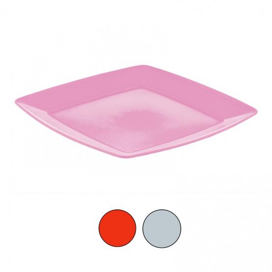 TALERZ KWADRATOWY PŁYTKI 23,5CM 