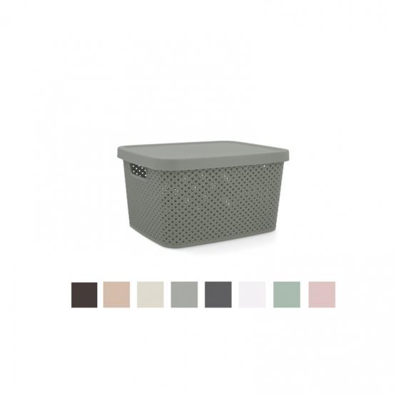 KOSZYK DIAMOND Z POKRYWĄ 3,5L