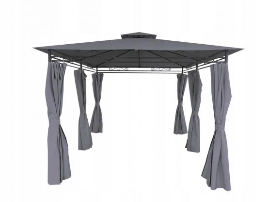 ALTANA PAWILON OGRODOWY SZARY 3X4M 3x4xH2.6m ALTANA PAWILON OGRODOWY SZARY 3X4M 3x4xH2.6m