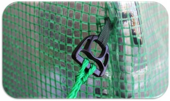 TUNEL OGRODOWY FOLIOWY SZKLARNIA 4x2,5M FOLIA 10m2